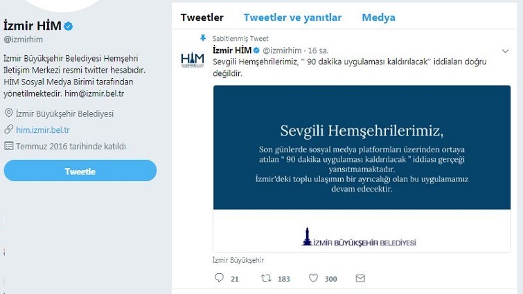 “90 dakika uygulaması devam edecek”