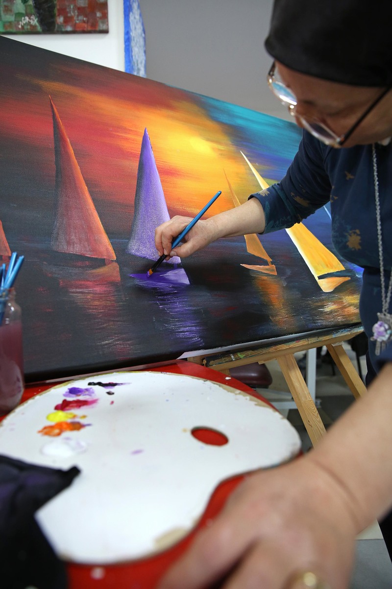 Buca’da huzur kaynağı resim kursu