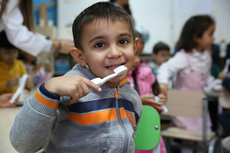 Bucalı miniklere diş bakımı eğitimi