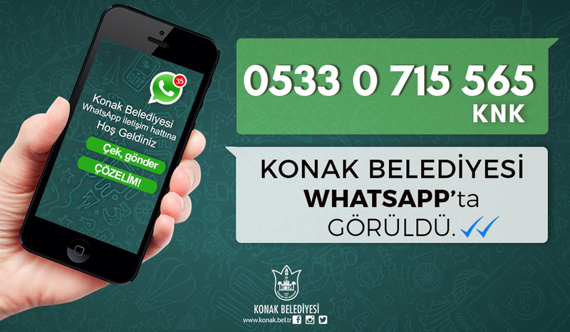 Konak Belediyesi Whatsapp’ta