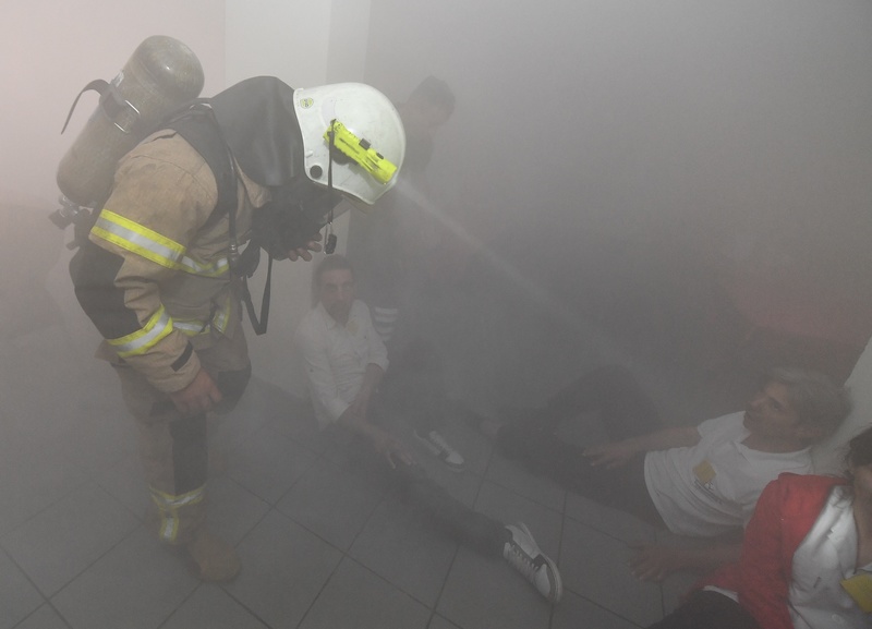 Aksiyon filmi değil, tatbikat!