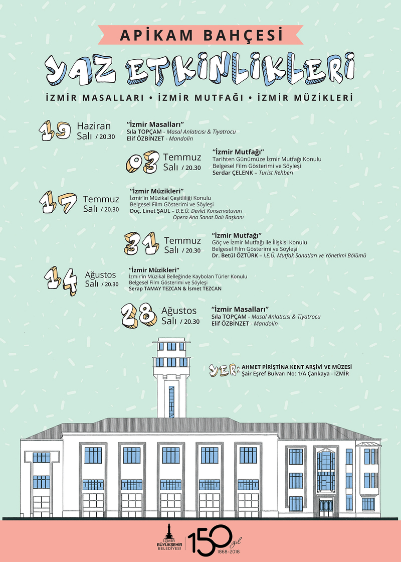 İzmir’in masalları, müziği ve yemeklerini konuşacaklar