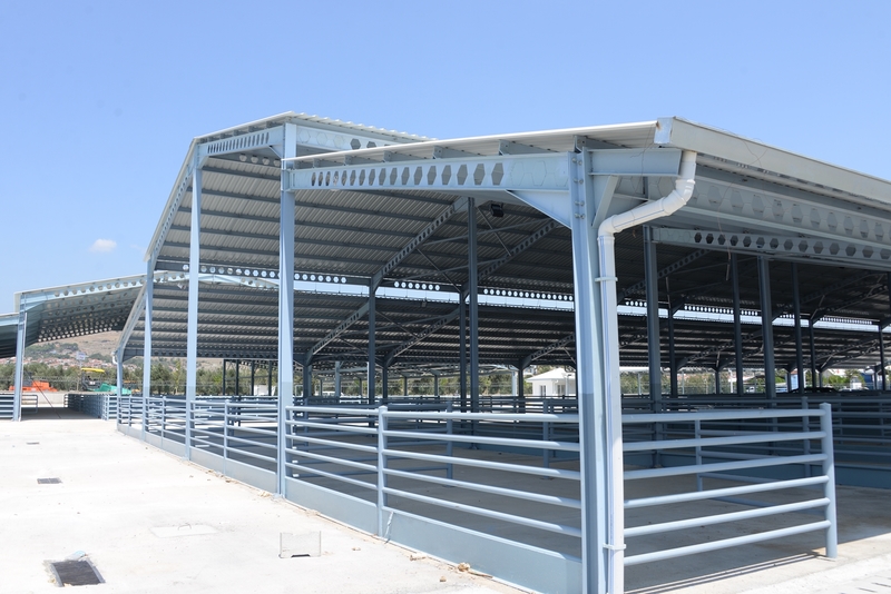 Bakırçay'ın en modern hayvan pazarı açılıyor