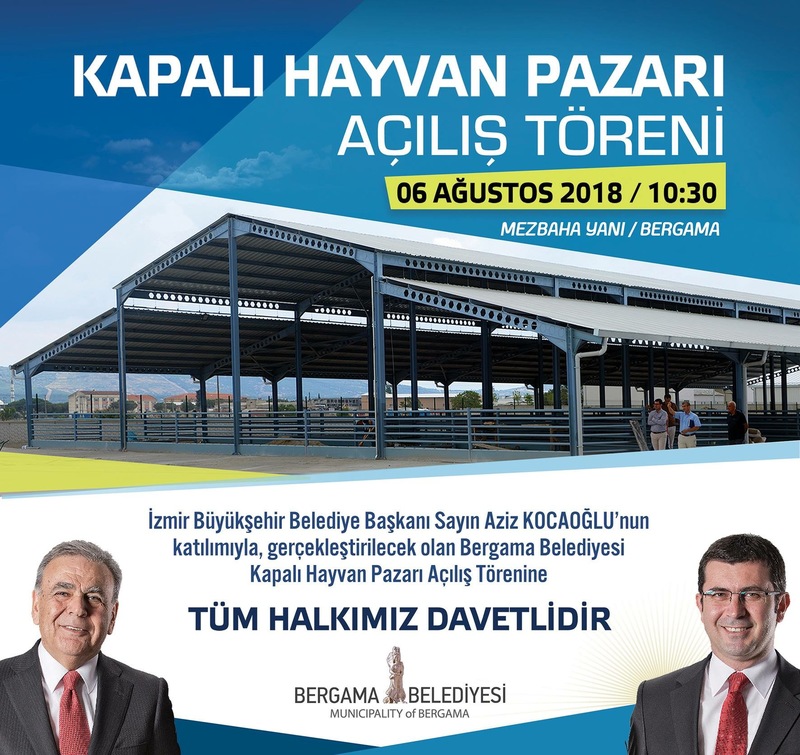 Bakırçay'ın en modern hayvan pazarı açılıyor