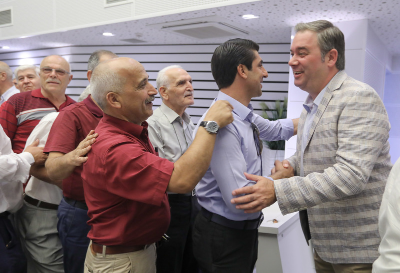 Başkan Piriştina çalışma arkadaşlarıyla bayramlaştı