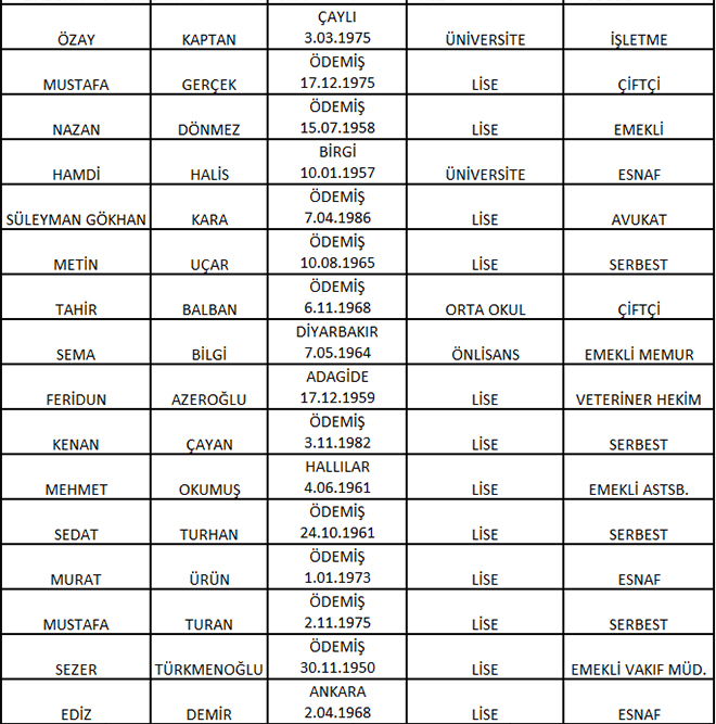 CHP'de meclis üye aday listeleri belli oldu