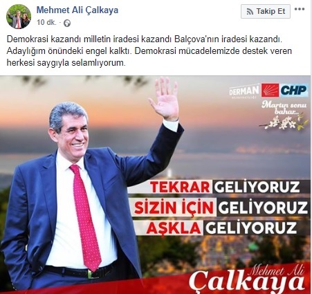 SON DAKİKA KARARI!!! ÇALKAYA ADAY OLABİLECEK Mİ?