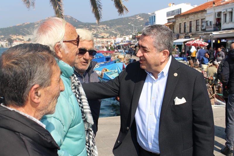 Serter Foça'da Gürbüz için destek istedi