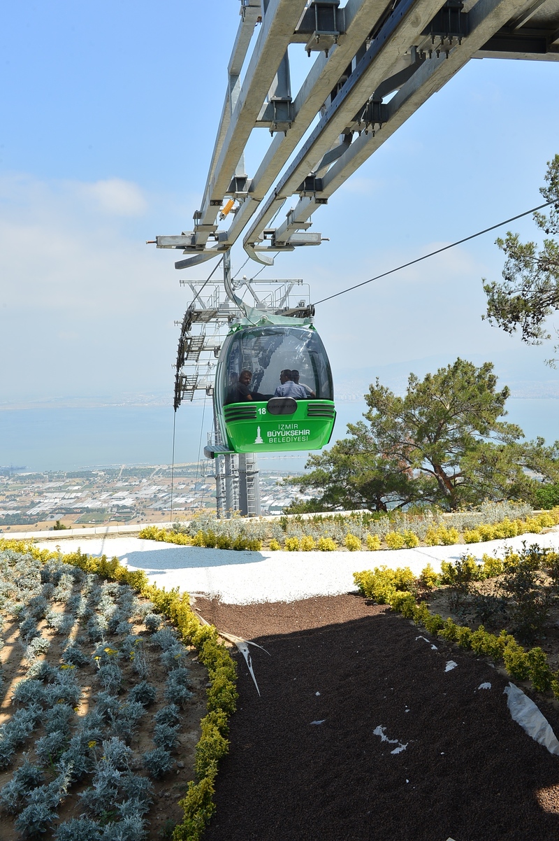 Teleferikte mola bitti