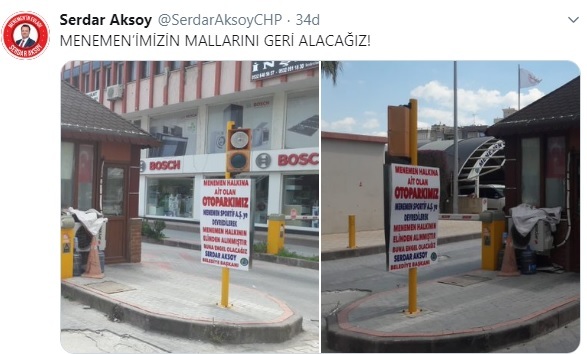 “Tahir Şahin Menemen Belediyespor’u paravan şirket olarak kullanıyor”