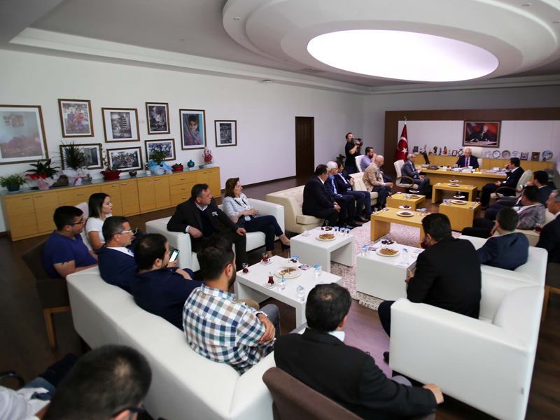 CHP İl Başkanı Yücel’den Başkan Selvitopu’na hayırlı olsun ziyareti