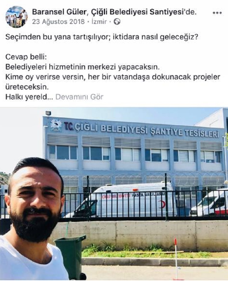 Çiğli’de işten çıkarılan Baransel Güler: “Yaşadığımız psikolojik travmadan dolayı eşim sütten kesildi”