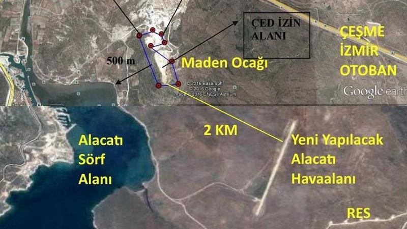 Alaçatı Havaalanı projesi başlamadan bitti