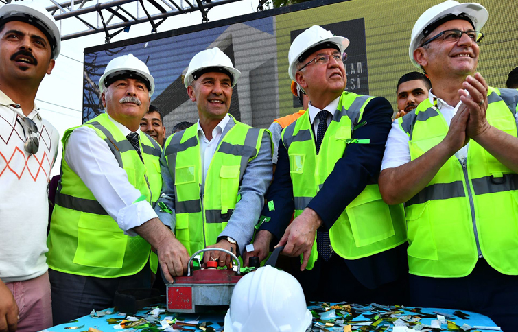 Limontepe’de coşkulu temel atma töreni