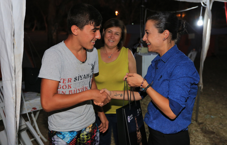 Engelsiz kamp neşe içinde geçti