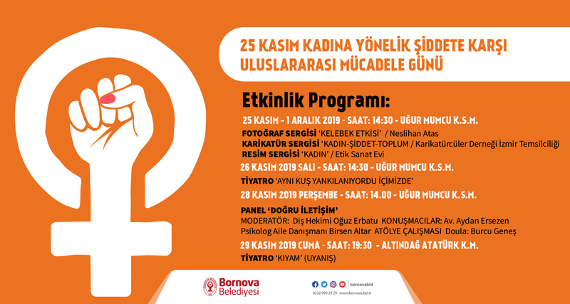 Bornova'da sesler "Kadına yönelik şiddetle mücadele" için yükselecek