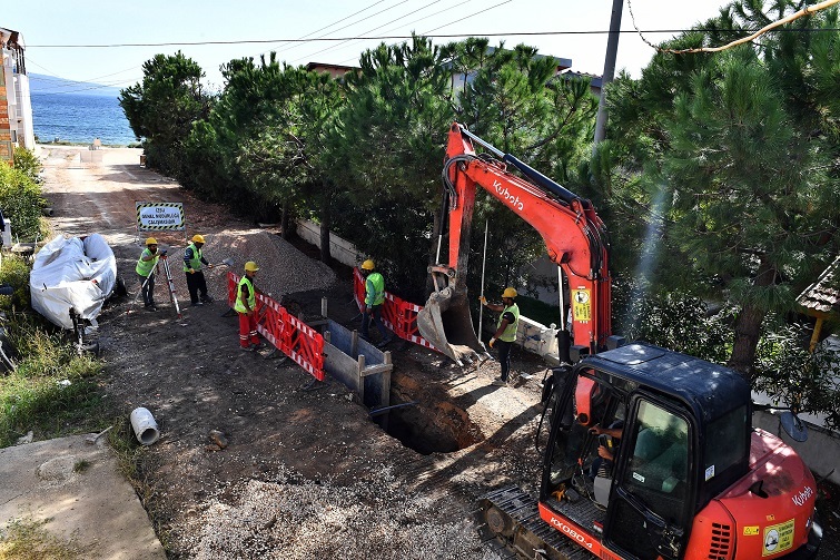 Mordoğan’da altyapı hamlesi