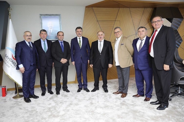 Almanya’da yaşayan Türk iş adamlarından Başkan Sandal'a ziyaret