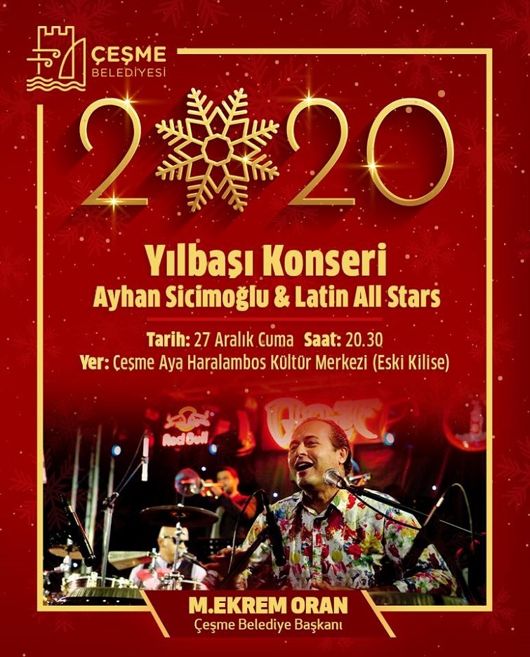 Çeşme yeni yıla işte böyle girecek!