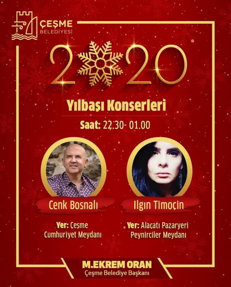 Çeşme yeni yıla işte böyle girecek!