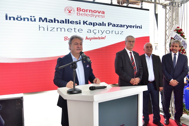 Bornova Belediyesi  İnönü Mahallesi Pazaryeri hizmete girdi