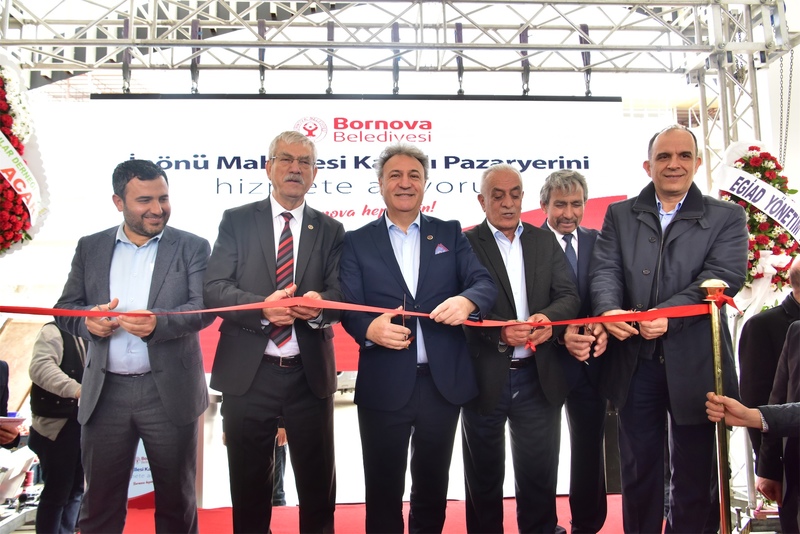 Bornova Belediyesi  İnönü Mahallesi Pazaryeri hizmete girdi