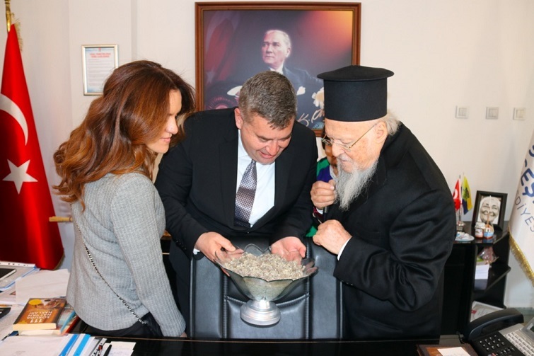 Fener Rum Patriği’nden Başkan Oran’a ziyaret