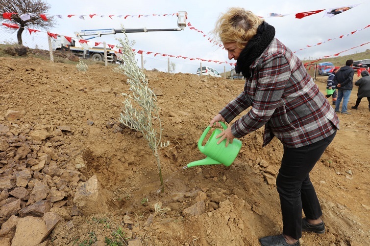 Kampanyanın İlk Fidanları Toprakla Buluştu