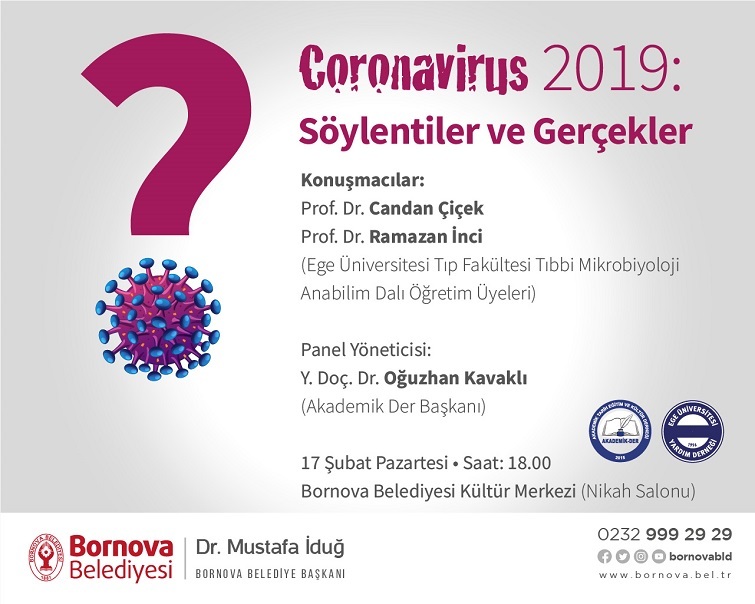 Corona Virüsü Bornova’da konuşulacak