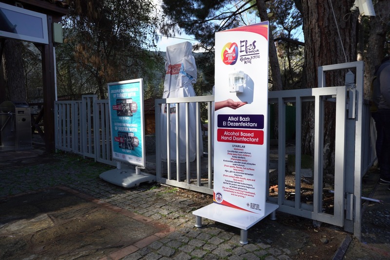 Efes Selçuk'ta virüslere karşı önlem