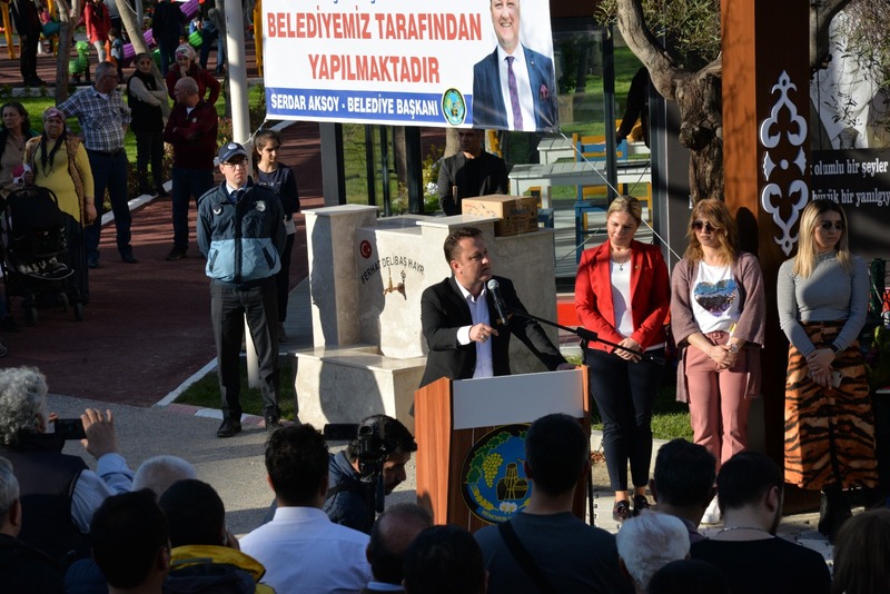 Ahmet Taner Kışlalı Parkı Menemen’de açıldı