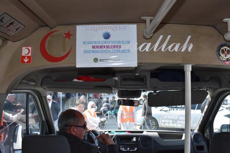 Menemen Belediyesi’nin koronavirüs seferberliği devam ediyor
