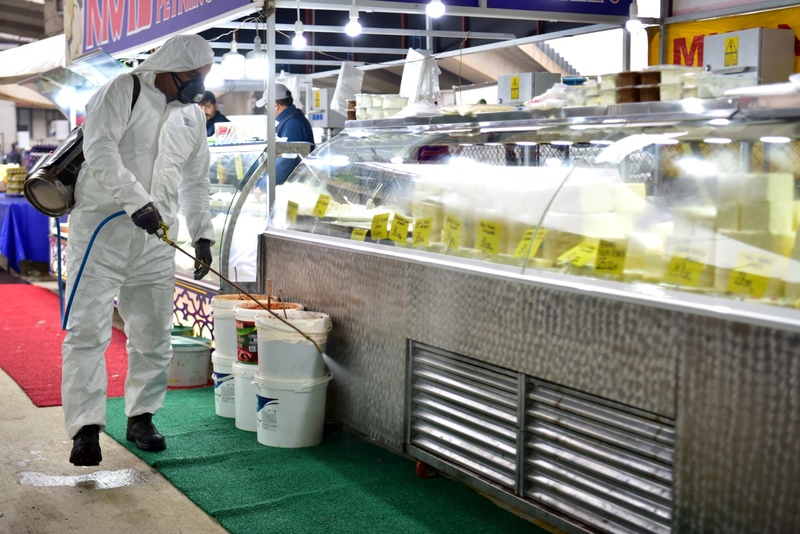 Pazarda Koronavirüs’e geçit yok!