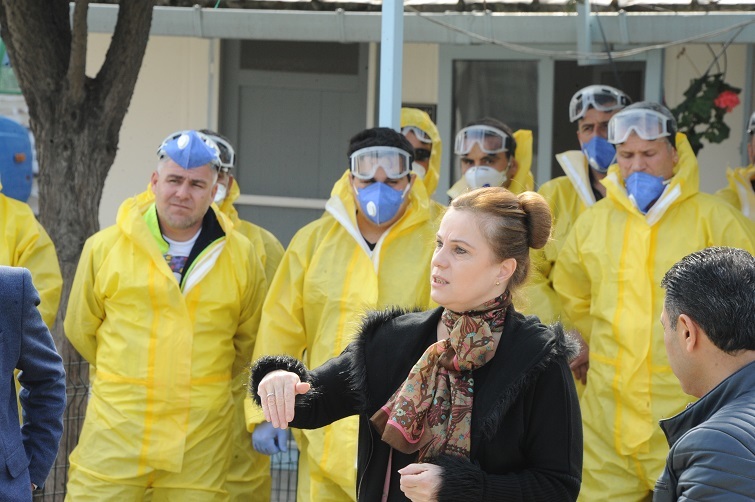 Balçova’da temizlik için özel önlem