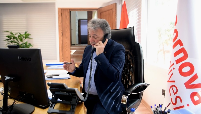 Başkan İduğ’dan “Evde misiniz?” telefonu