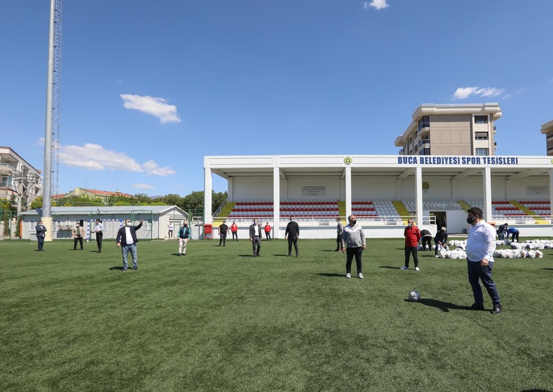 Bucalı amatör kulüplere Ramazan desteği