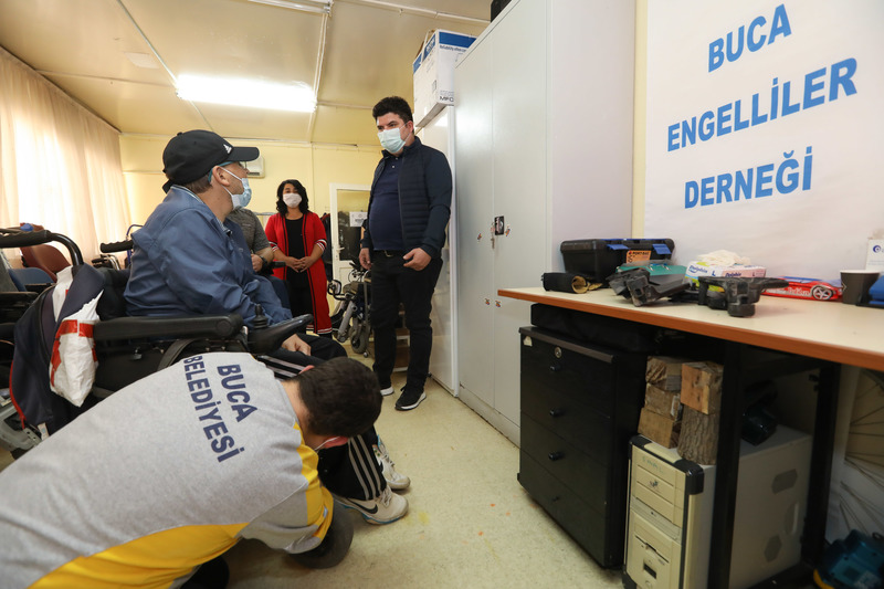 Buca'dan Türkiye'ye örnek proje: Engelsiz Tamir İstasyonu