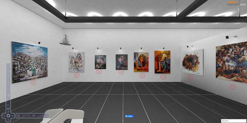 Bayraklı'da ressamlardan uluslararası sanal sergi