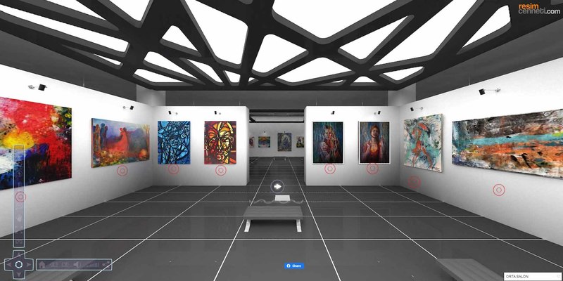 Bayraklı'da ressamlardan uluslararası sanal sergi