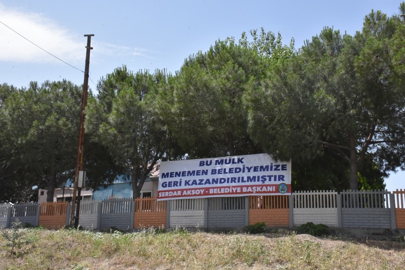 Menemen Belediyesi bir mülkünü daha geri aldı