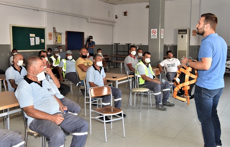 Bornova’da önce iş güvenliği