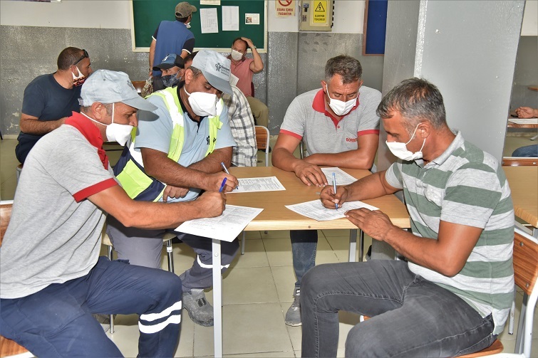 Bornova’da önce iş güvenliği