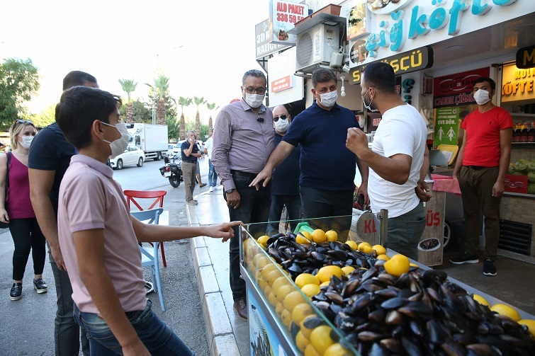 Tugay’dan sahada korona denetimi
