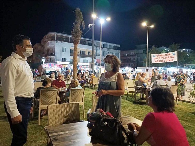 Başkan Kayalar’dan gece mesaisi