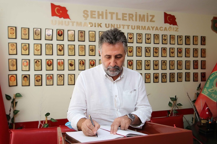 Başkan Sandal'dan gazilere ziyaret