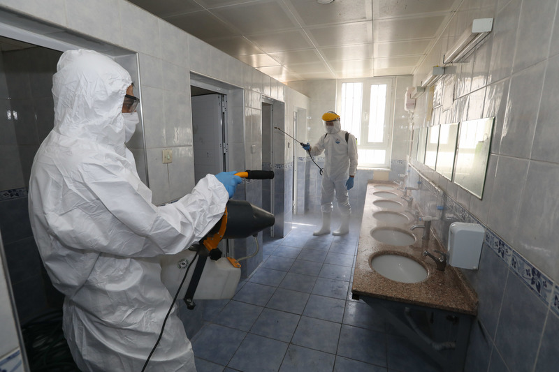 Buca Belediyesi’nden okullara Covid-19 mesaisi