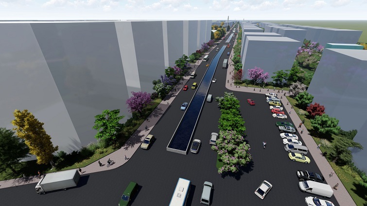 110 hektarlık alan model oluşturacak