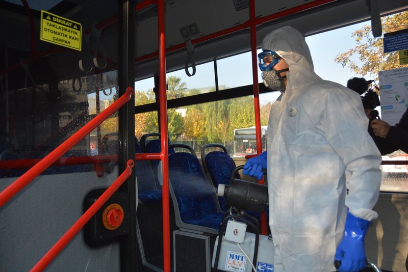 Kamuya açık 246 bin nokta dezenfekte edildi