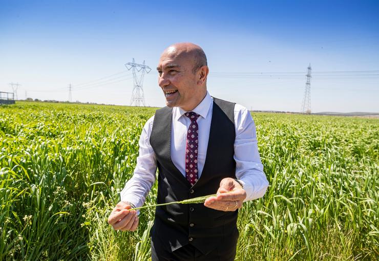 Başkan Tunç Soyer korona günlerinde karakılçık buğday tarlasından çiftçilere seslendi
