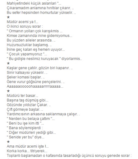 Karataş'tan Müdür Yakıştırması